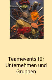 Teamevents für Unternehmen und Gruppen